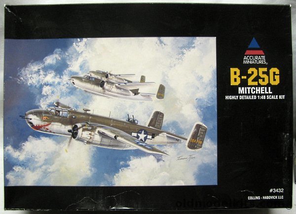 Accurate Miniatures 1/48 B-25G Mitchell, 3432 plastic model kit